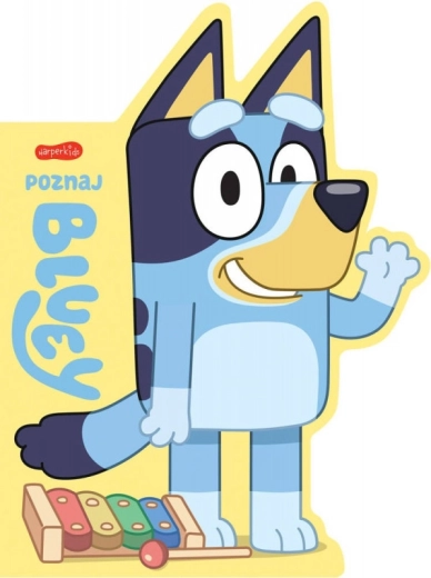 Spoznaj Bluey - kartónová kniha v tvare psíka
