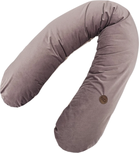 EKO dojčiaci vankúš bavlnený Velvet dark pink 180 cm