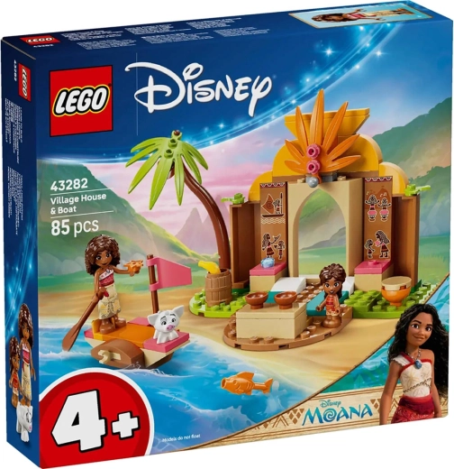 LEGO Disney Vaiana Dedinský domček a loď