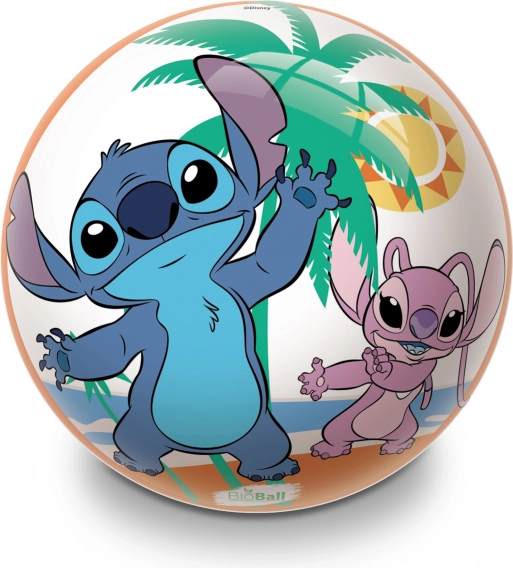 Nafúknutá plastová lopta STITCH 22 cm BioBall