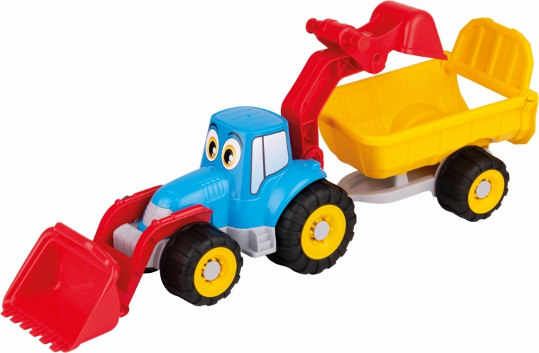 Androni veselý traktor s vlečkou 55 cm