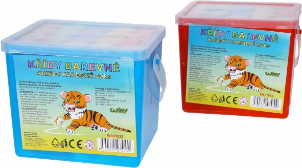 Farebné chodníkové kriedy – 20 ks