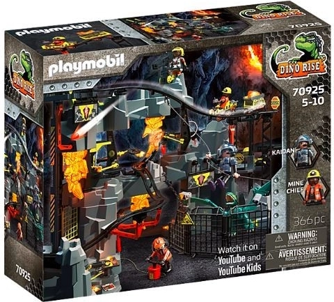 PLAYMOBIL DINO RISE dinosaurí dôl s vozíkmi a výťahom
