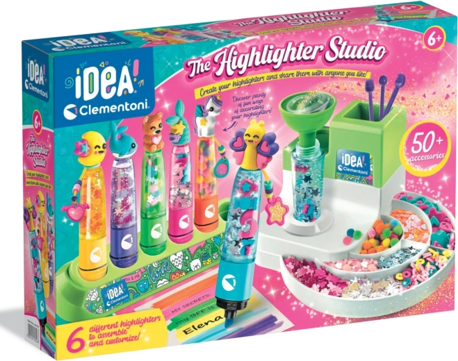 CLEMENTONI IDEA Kreatívna sada Laboratórium na výrobu zvýrazňovačov