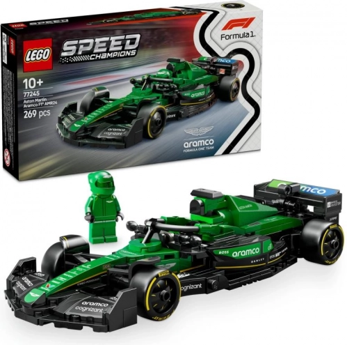 Stavebnica LEGO SPEED CHAMPIONS ASTON MARTIN ARAMCO F1 AMR24 pretekárske auto