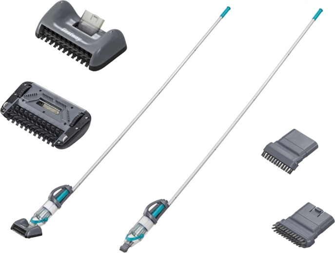 Modulárny dosah: tyč 2 m a vymeniteľné hlavice