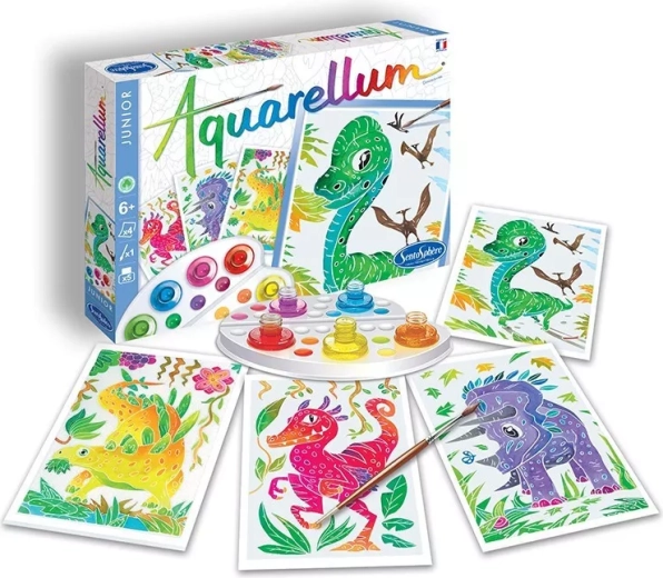 Sentosphere akvarelová kreatívna sada junior dinosaury