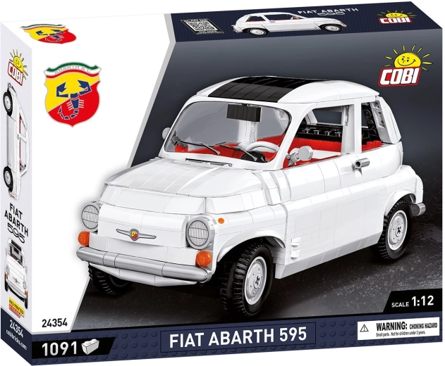 Cobi Fiat Abarth 595 stavebnica 1:12 (1091 dielikov)