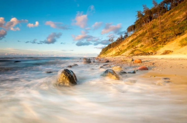 Diamantové maľovanie Skalnatá pláž 30x40cm