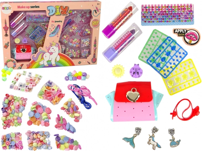 Farebná sada na makeup a šperky