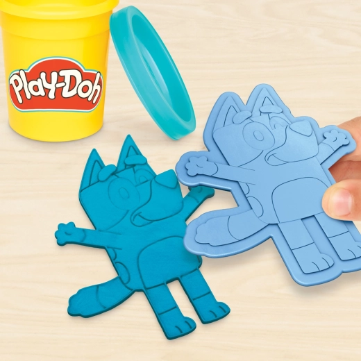 Postavičky Bluey a Bingo na pár odtlačkov