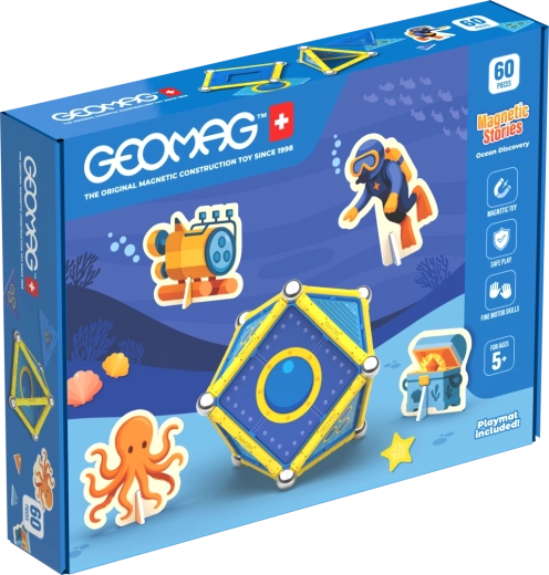 Geomag Magnetic Stories oceánske dobrodružstvo 60 dielikov