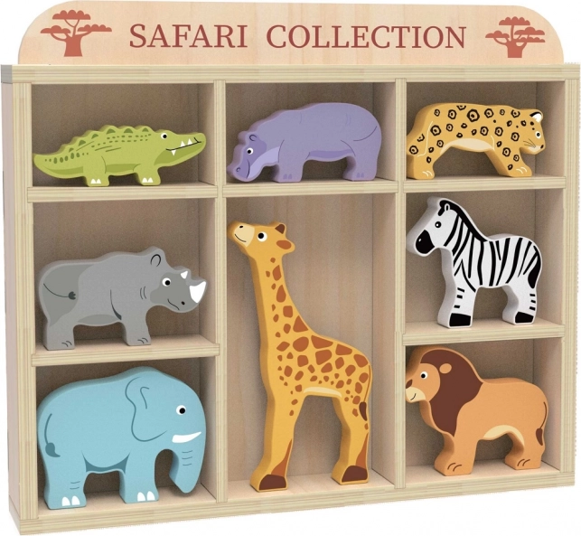 Drevená sada safari zvieratiek 2Kids Toys