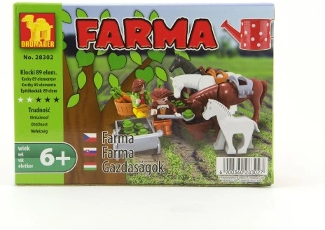 Stavebnica Dromader Farma, 89 dielov