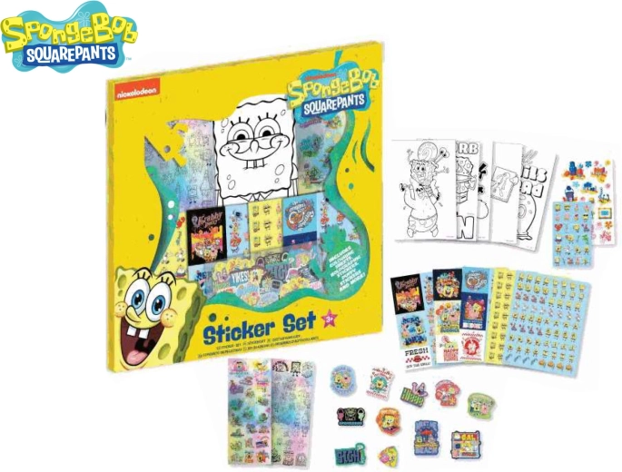 Sada nálepiek SpongeBob (500 ks)