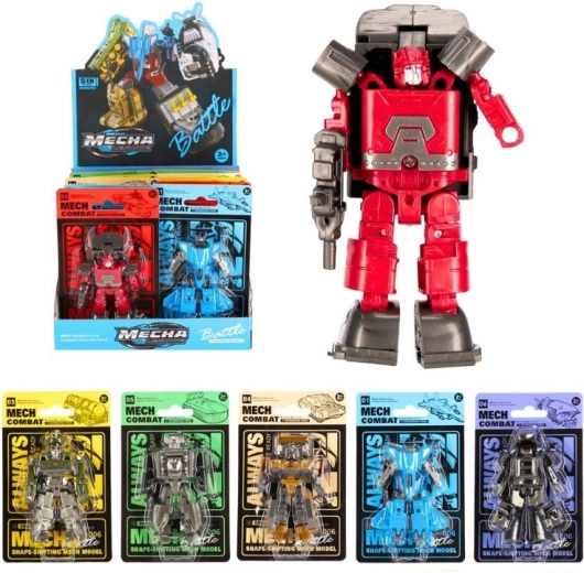 Malý transformujúci sa robot (6 farieb)