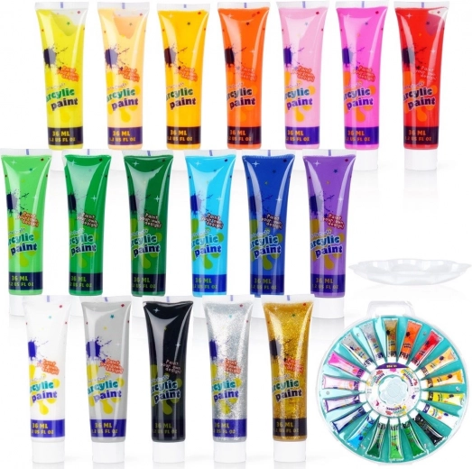 Paletka na miešanie odtieňov v balení