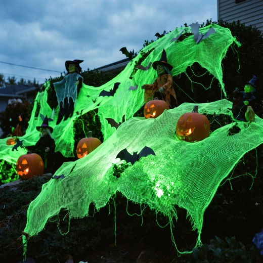 Výrazná halloweenska dekorácia