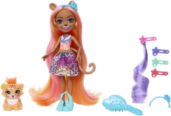 Enchantimals bábika Charisse Gepardová s doplnkami