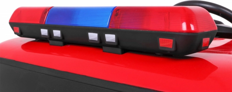 Detské elektrické hasičské auto 12V s diaľkovým ovládaním a výbavou