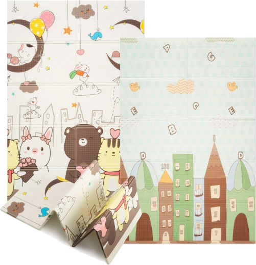 Obojstranný dizajn s edukatívnymi motívmi