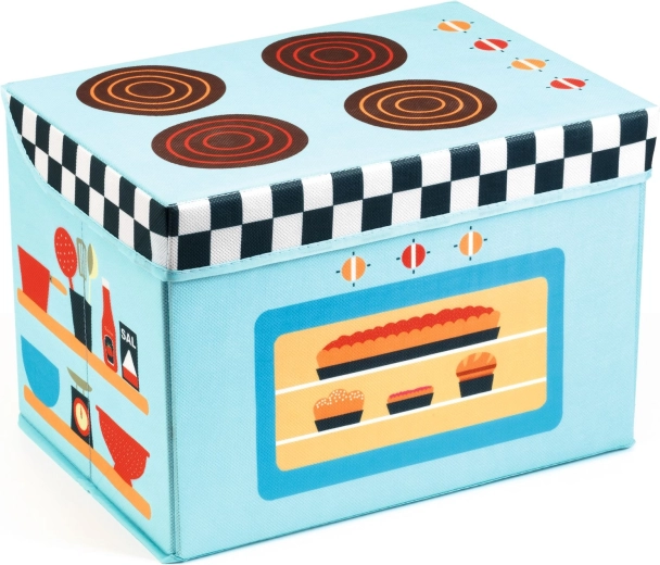 DJECO Box na hračky a sedátko Kuchynka