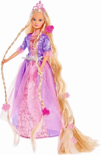 Bábika Steffi Rapunzel s češteľnými vlasmi