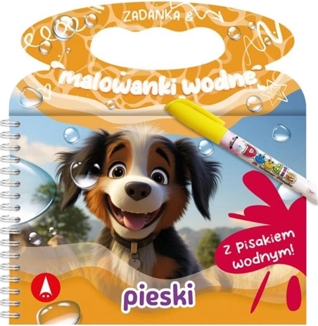 Hádanky a vodné omaľovánky Psíky