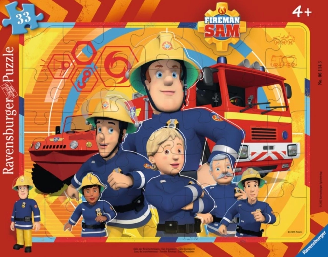 Ravensburger Puzzle Požiarnik Sam 33 dielikov