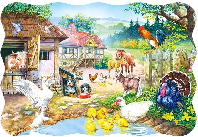 Detské puzzle Farma 30 dielikov