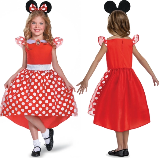 Detský kostým Minnie Mouse Disney pre dievčatá 110–122 cm