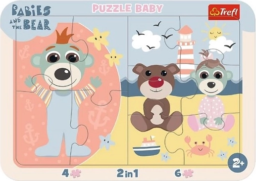Rámové puzzle Baby Sladké bábätká