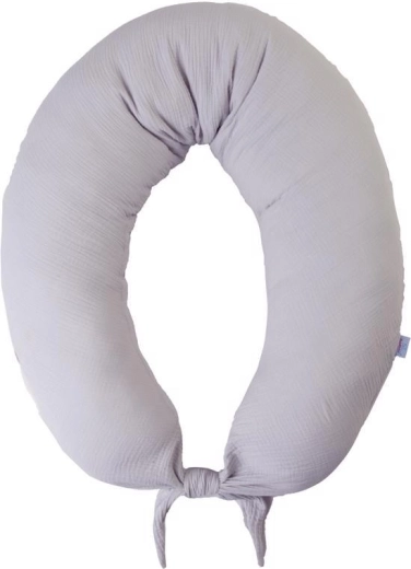 Babymatex mušelínový dojčiaci vankúš Moon svetlosivý 260 cm