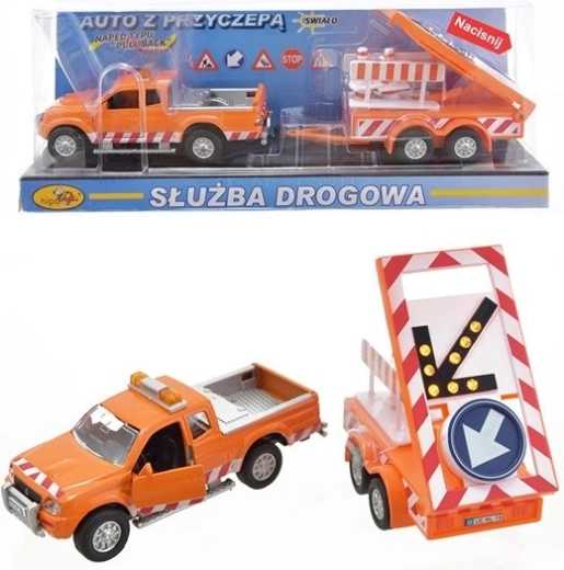 Auto cestnej služby s prívesom 28 cm