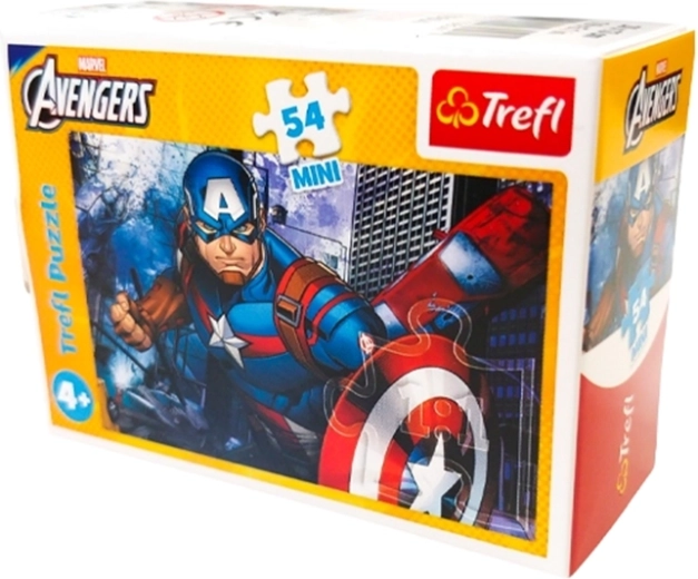 Trefl puzzle Avengers: Kapitán Amerika, 54 dielikov