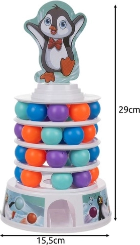 Stavanie veže a vytláčanie guľôčok
