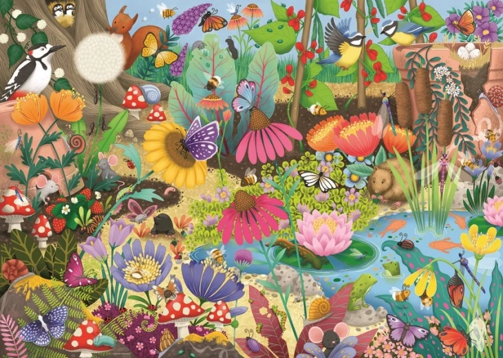 Ravensburger puzzle Čarovná záhrada 1000 dielikov