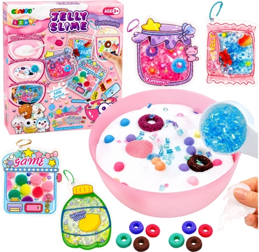 Kreatívna sada na výrobu jelly slime DIY s doplnkami