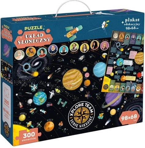 Puzzle 300 dielikov slnečná sústava XPLORE TEAM