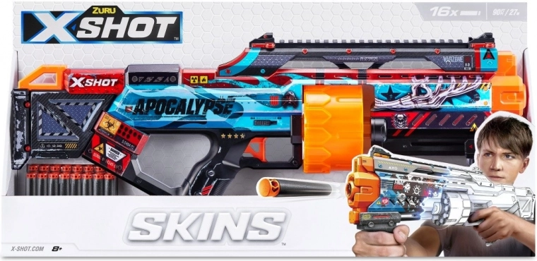 X-Shot Skins Last Stand penový blaster (16 šípok)