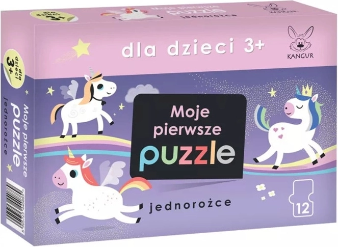 Moje prvé puzzle Jednorožce 3+