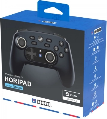 Bezdrôtový ovládač HORIPAD Pro pre Steam – midnight black