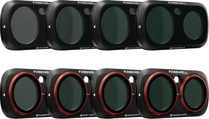 Freewell sada filtrov All Day pre Insta360 Luna Ultra (8 ks)