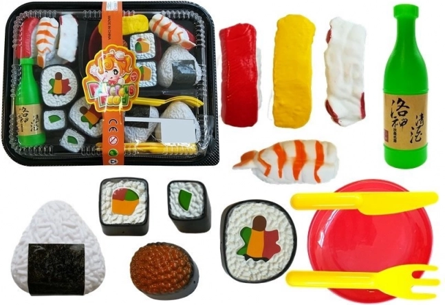 Detská sada na sushi s príbormi a doplnkami (27 ks)