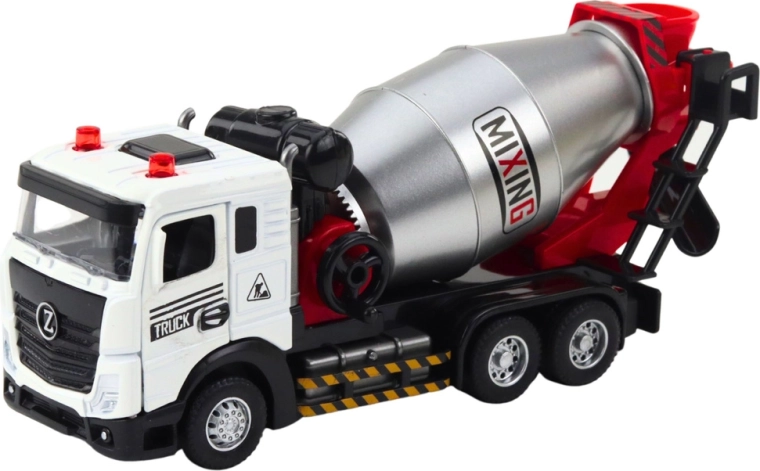 Otočný miešací bubon ako pri skutočnej miešačke