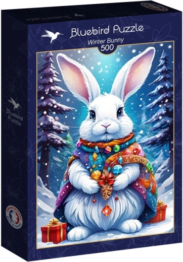 Bluebird puzzle zimný králik 500 dielikov
