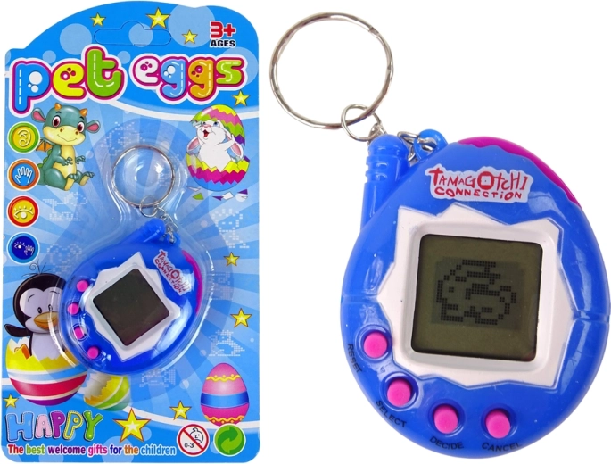 Elektronické zvieratko TAMAGOTCHI – modré