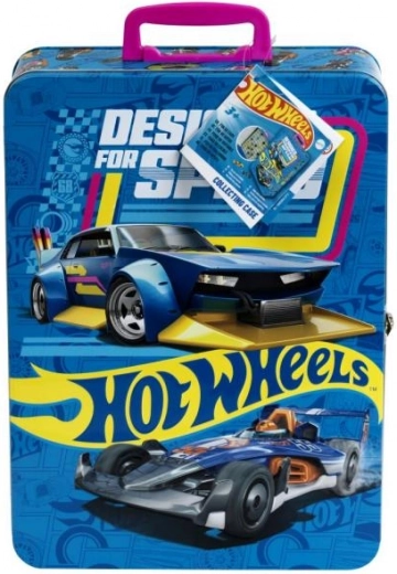 Kovový kufrík na 50 autíčok HOT WHEELS