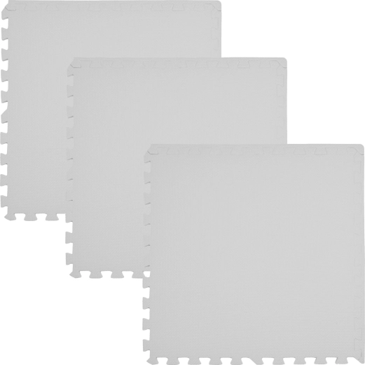 Penová podlahová puzzle podložka Humbi 180 × 60 cm sivá – 3 ks