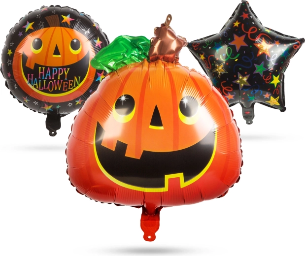 Súprava halloweenskych fóliových balónov – 5 kusov